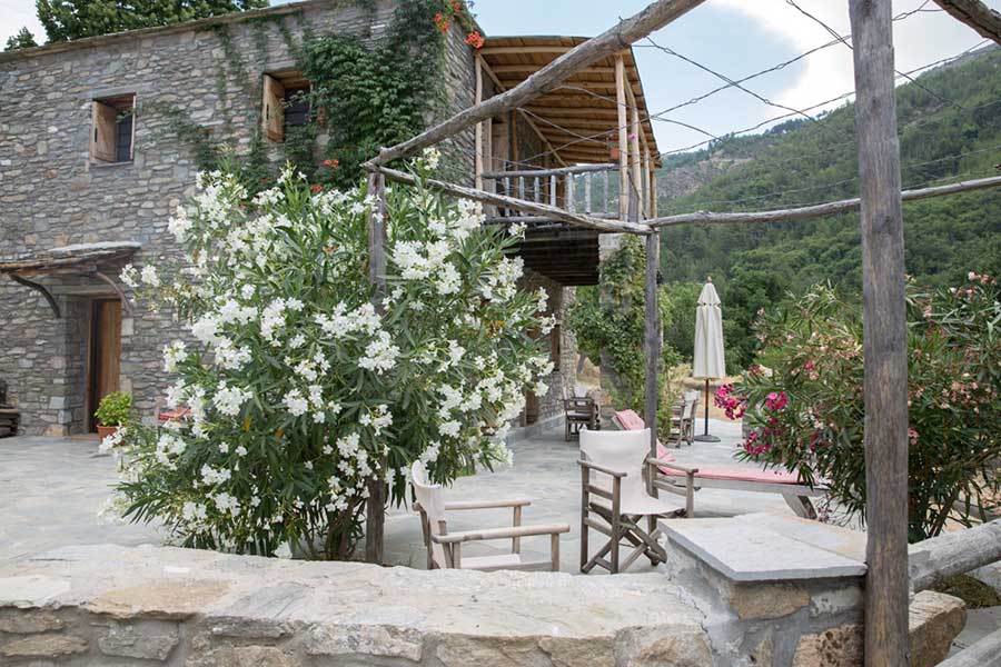 Ferienhaus Athina auf der Insel Thassos Aussenansicht