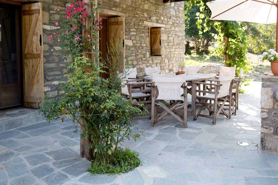 Ferienhaus Athina auf der Insel Thassos Terrasse