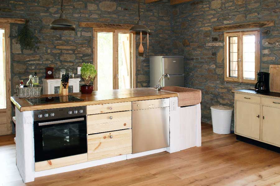 Ferienhaus Athina auf der Insel Thassos Küche